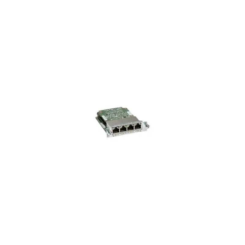 Cisco Gigabit EtherSwitch EHWIC - Commutateur - Géré - 4 x 10 - 100 - 1000 (PoE) - Module enfichabl... (EHWIC-4ESG-P-RF)_1